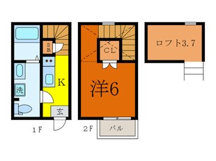 ベルセ黒川の物件間取画像